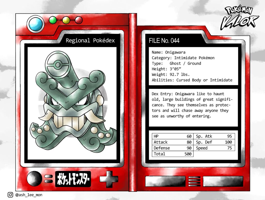 Korsai Fakemon Region Demon Tile Pokemon Evo.