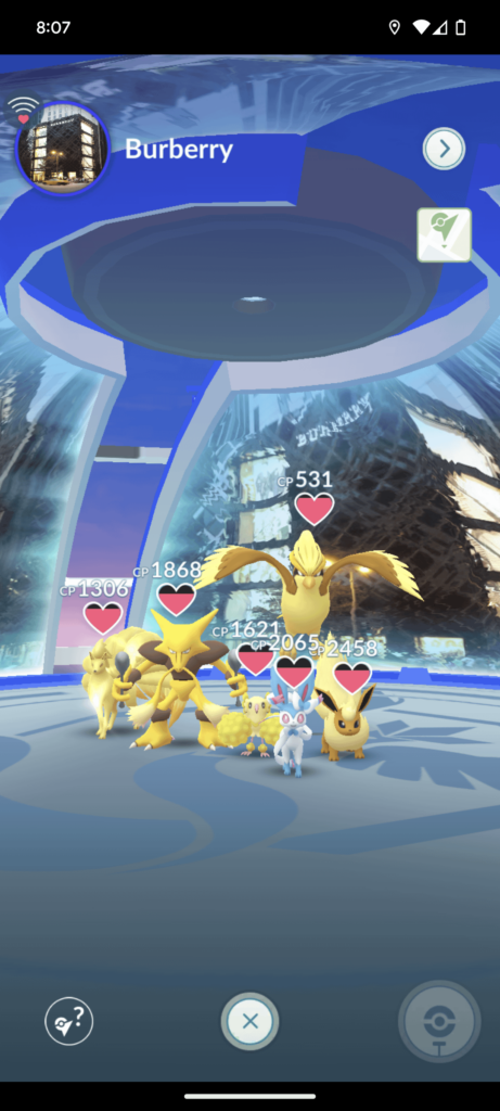 This Sylveon will never leave this gym for it's crimes