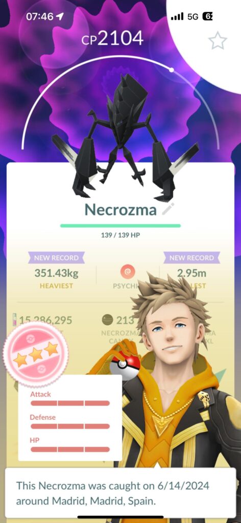 It was caught on my 5th remote raid with the last ball I had. Honestly, I’m never this lucky that I’m actually scared. When the time comes, should I fuse it with Solgaleo or Lunala?