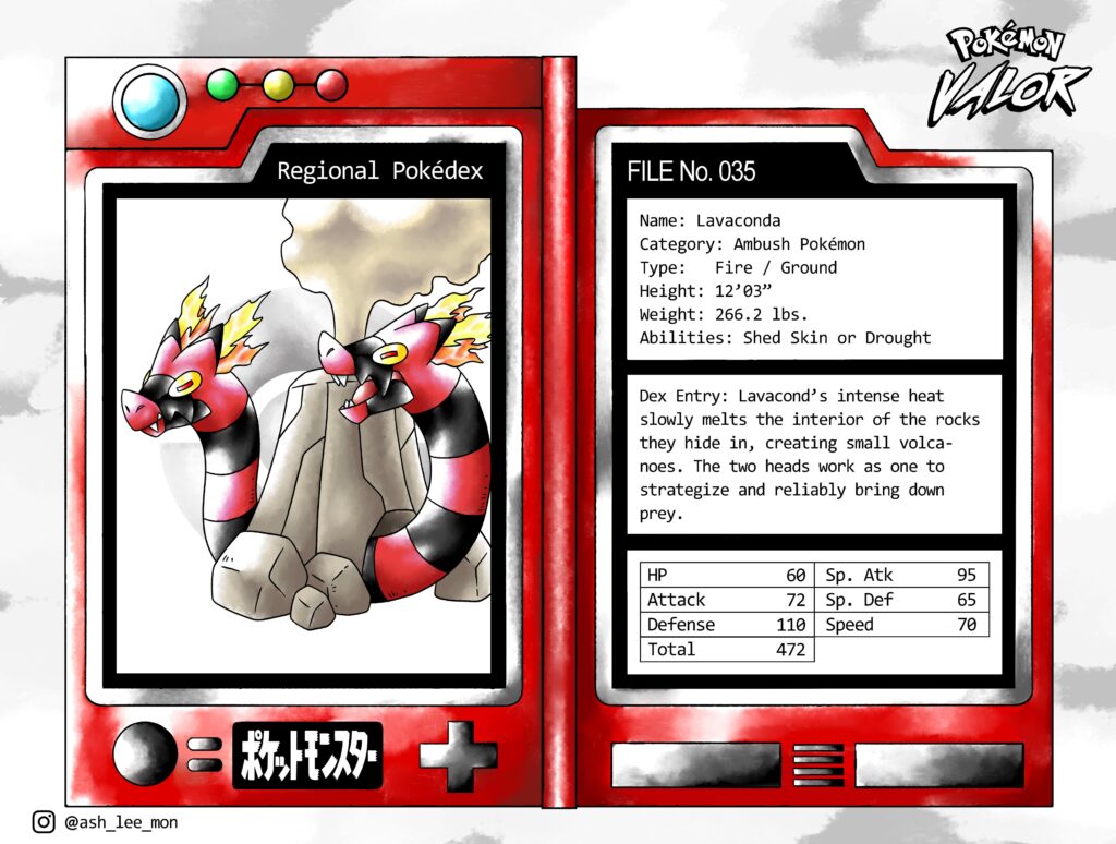Korsai Region Tiger Snake Based Pokemon Evo.