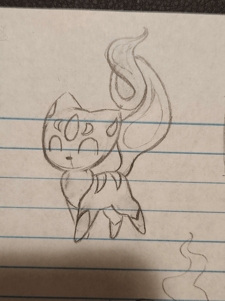 sketches of three of my fakemon! any name suggestions? ill have details about them in the replies