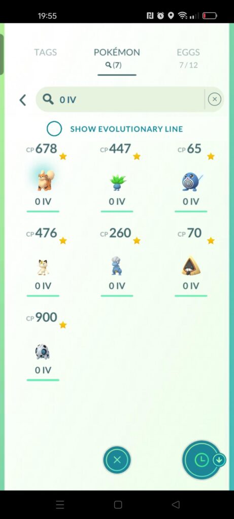 How many of you collect 0 IV pokemon? So far got 7 since 2016