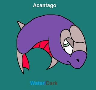 Fakemon based on Acanthodes