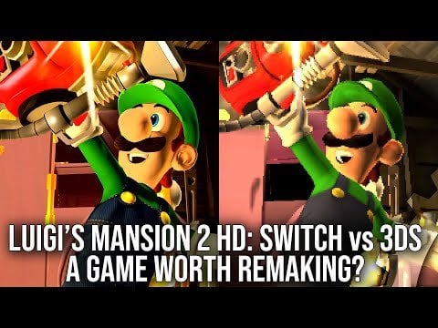 Digital Foundry: Luigi's Mansion 2 HD - A Game Worth Remaking? - DF Tech Review - Switch vs 3DS