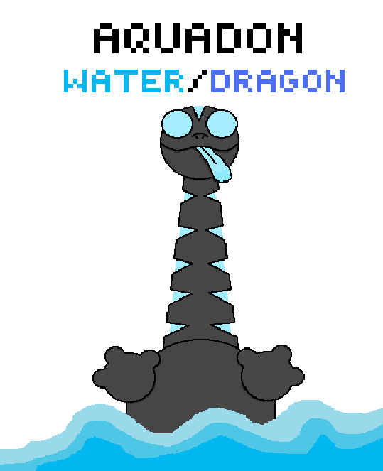 aquadon the submarine dragon pokemon!