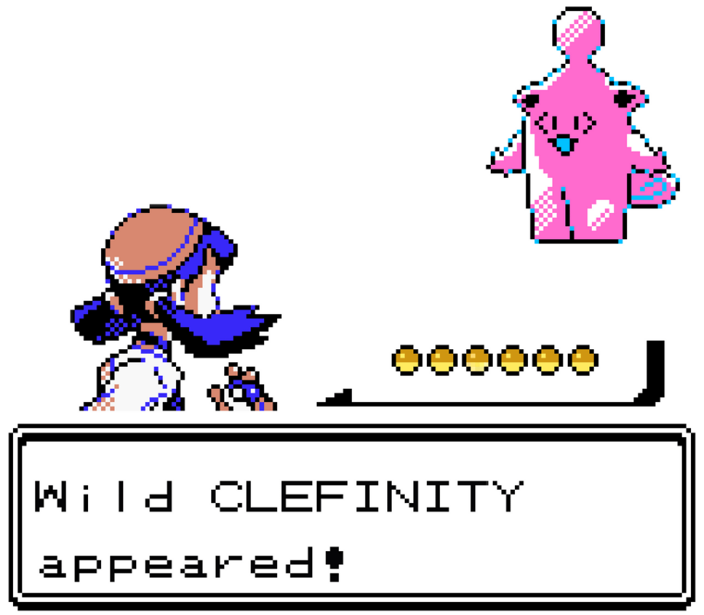 Did you know? Players could originally encounter Clefinity on the moon in an early 2001 beta of Pokemon Crystal. This was removed from the final build because there is no air on the moon.