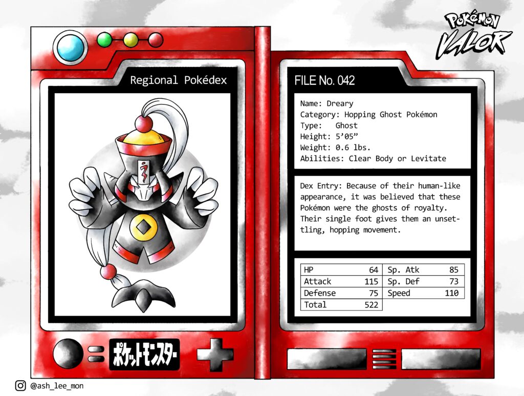 Korsai Fakeon Region Ghost Pokemon Evo.