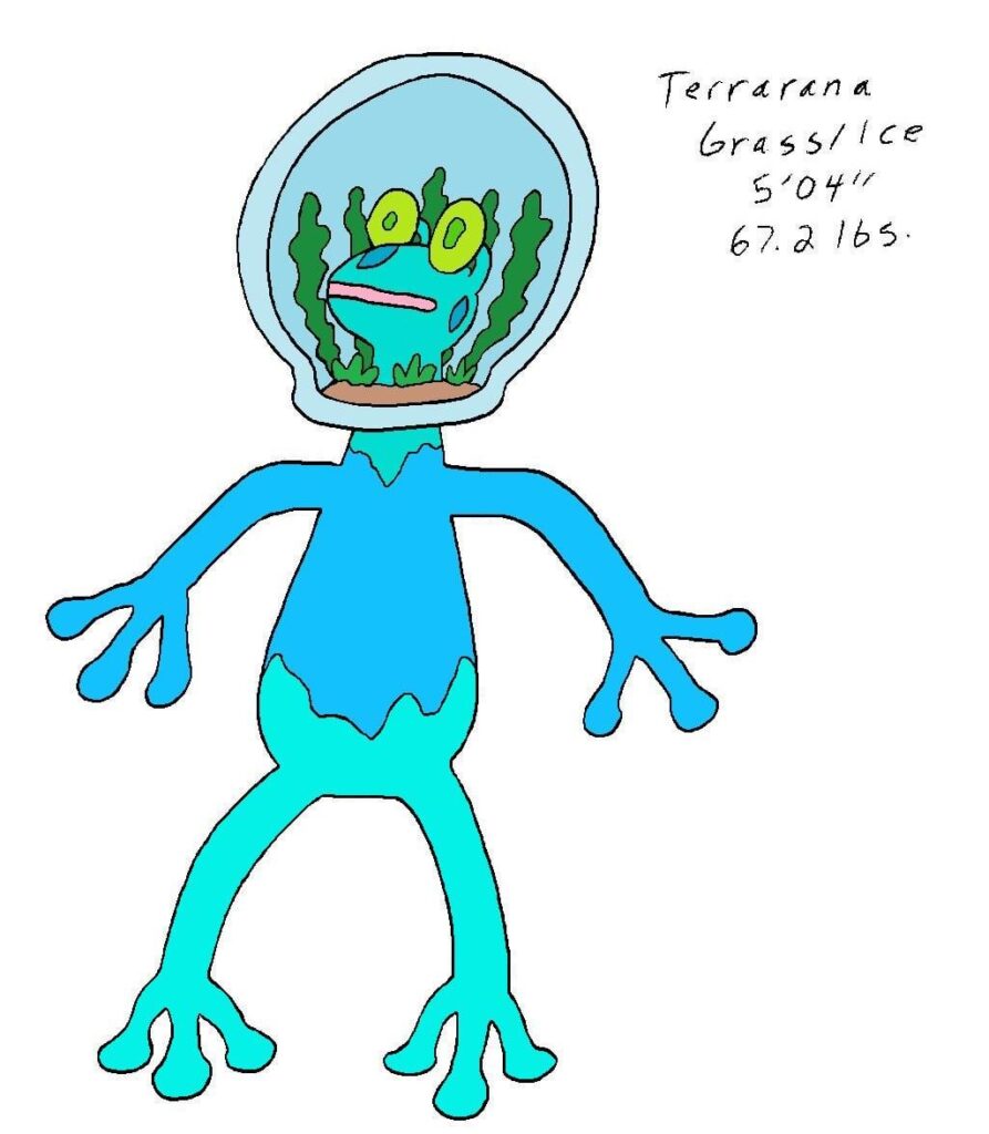 Fakemon based on a terrarium