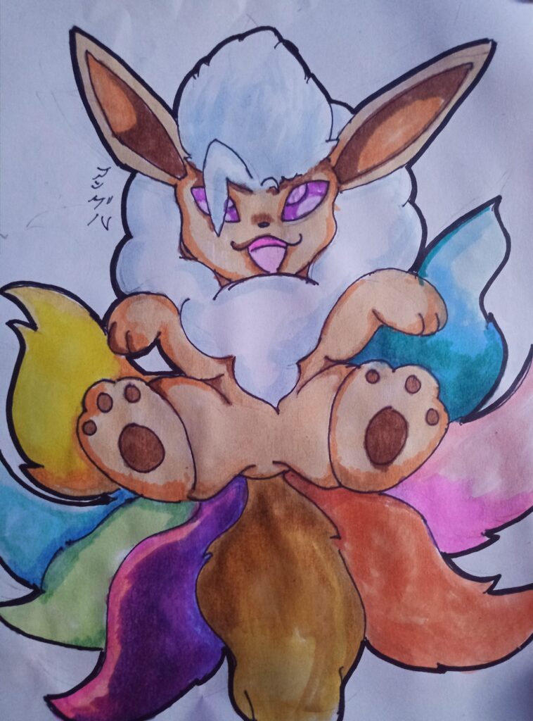 Mega Eevee (pridemonth)