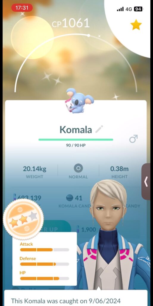 First field research shiny during community day!