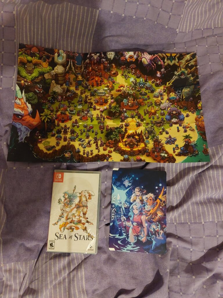 Sea of Stars iam8bit exclusive physical version is one of the most beautiful games I have ever seen!