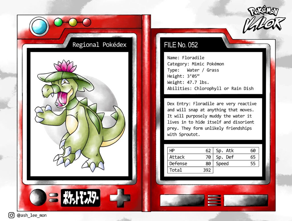 Korsai Fakemon Region Crocodile Evo.