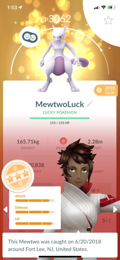 Traded this with my brother today my first mewtwo is it worth upgrading?