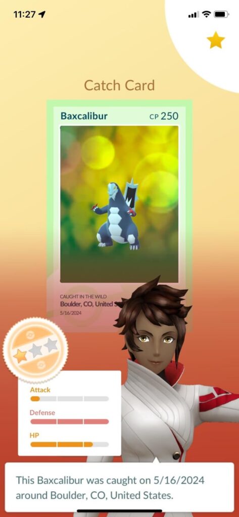 Has anyone else gotten a Baxcalibur?