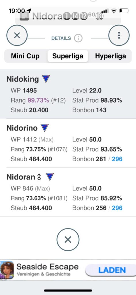 Should i evolve to Nidoking for super league or level up the nidorino?