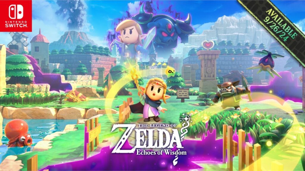 Play as Princess Zelda as she steps into the leading role in The Legend of Zelda: Echoes of Wisdom. Pre-orders are available now on Nintendo eShop