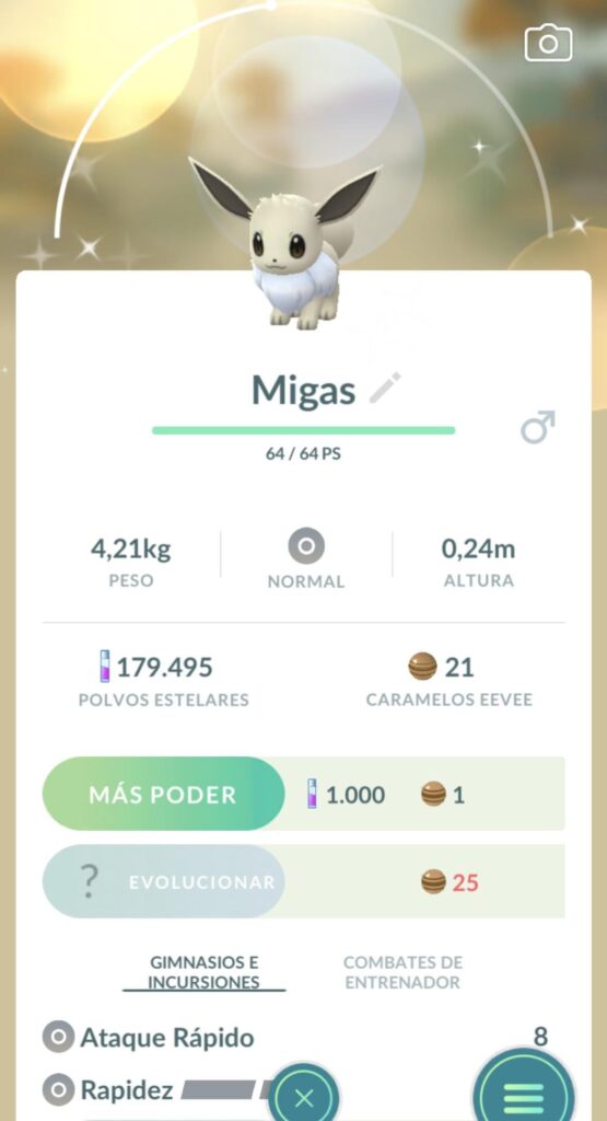 spent almost 4 hours shiny hunting for eevee on sv, only for this mf to appear as soon as I entered pokemon go