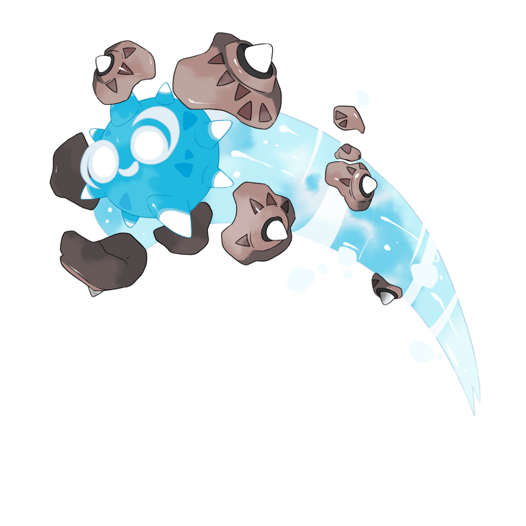 10 years later, a new Minior Evolution has been discovered in the atmosphere of Alola! Meet, Comax!