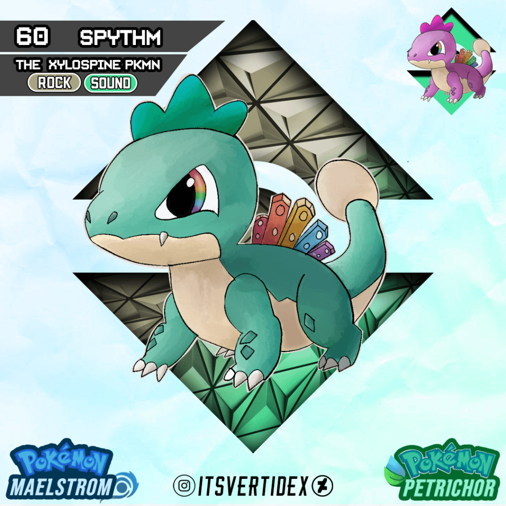 Meet Spythm, The Xylospine Pokemon (First Stage Fossil)