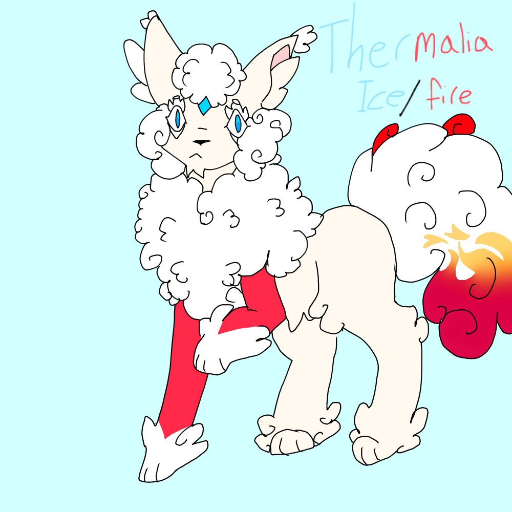 My mythical Fakemon Thermalia!