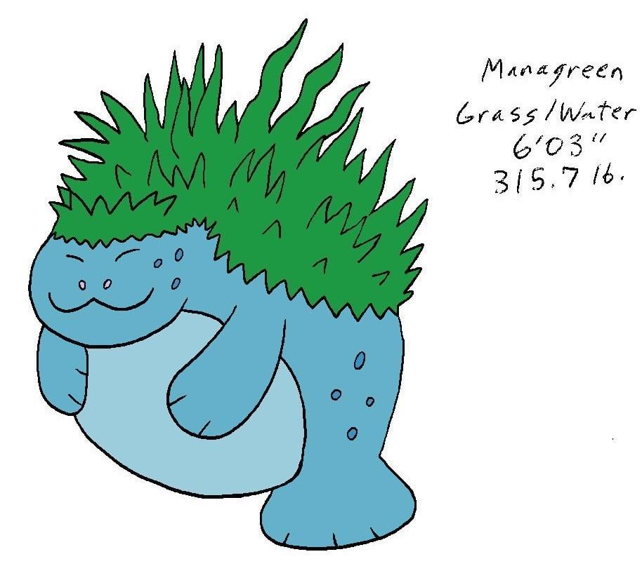 Manatee Fakemon