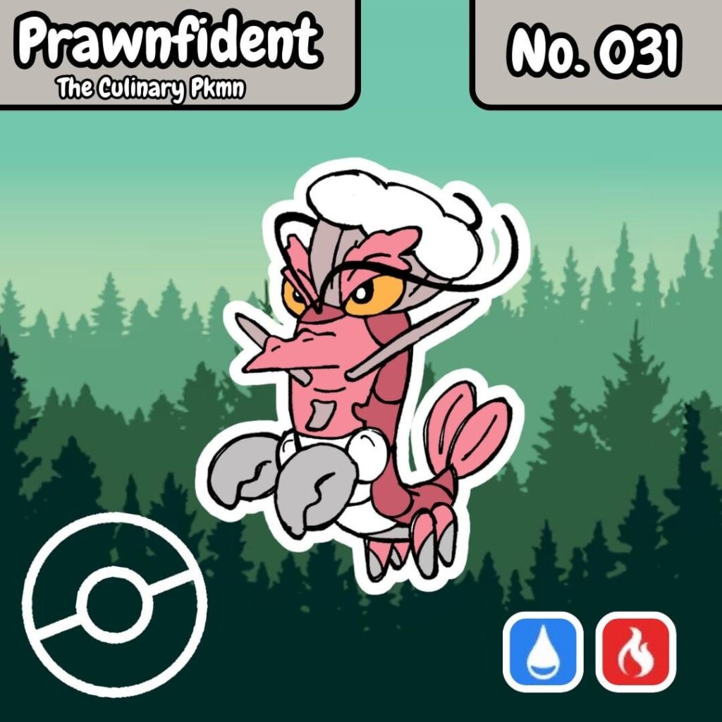 Prawnfident - The Culinary Pkmn