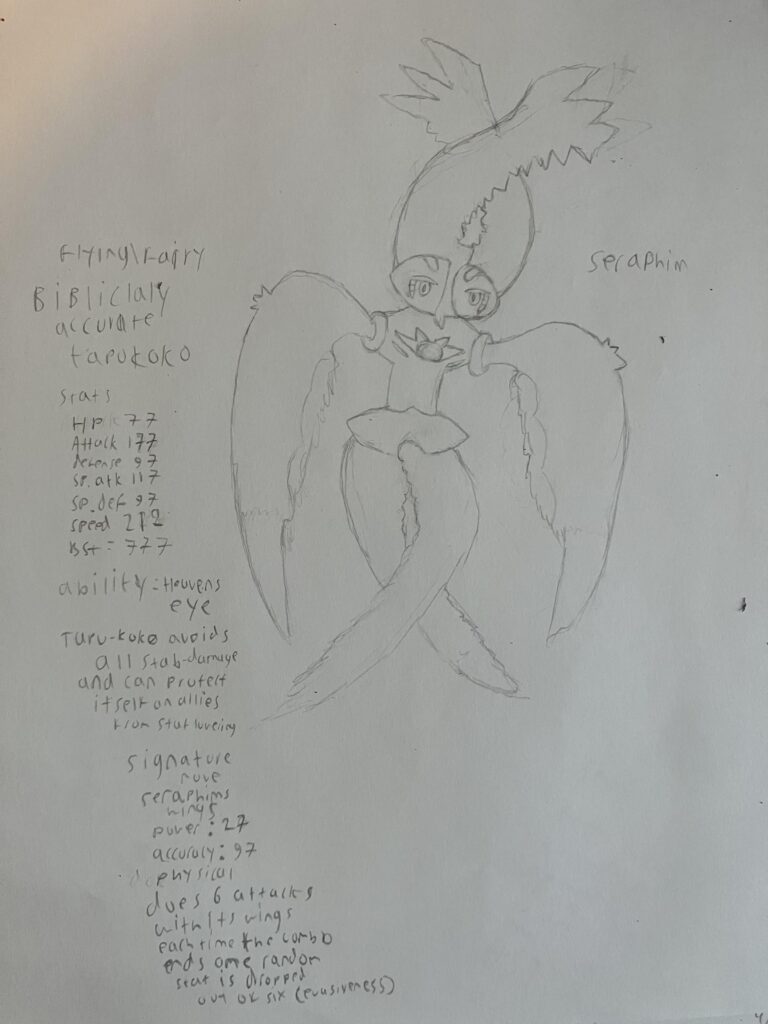 Tapu Koko inspired by seraphim