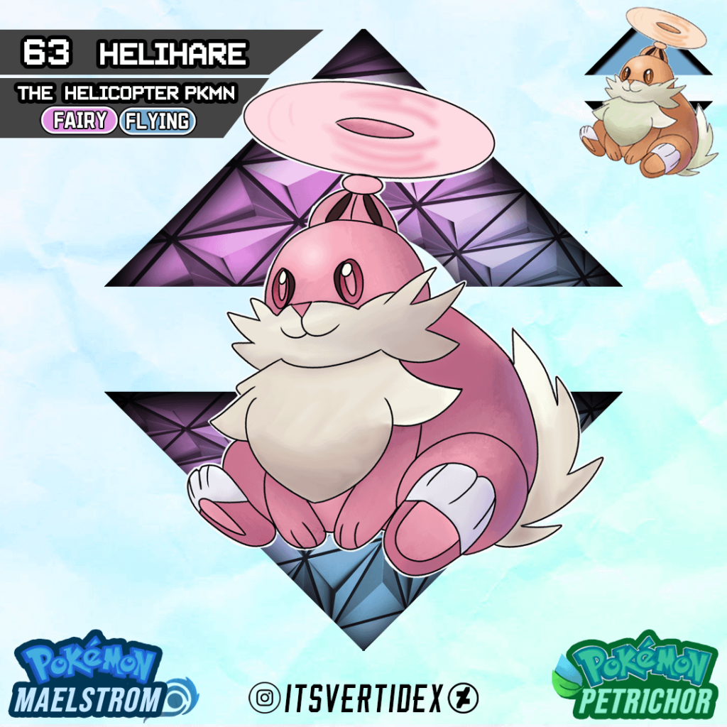 Meet Helihare, the Helicopter Pokemon of the Suldana Region!