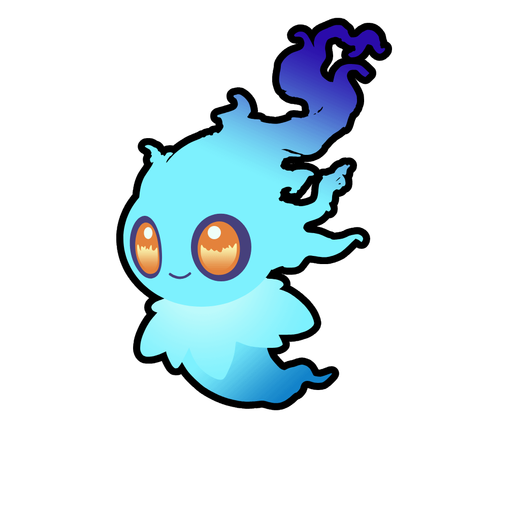 First evo of my psuedo legendary fakemon - Embergeist.