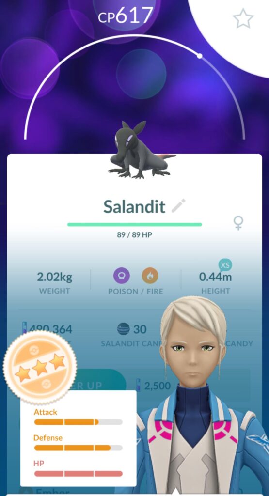 So…I hatched my first Salandit and..