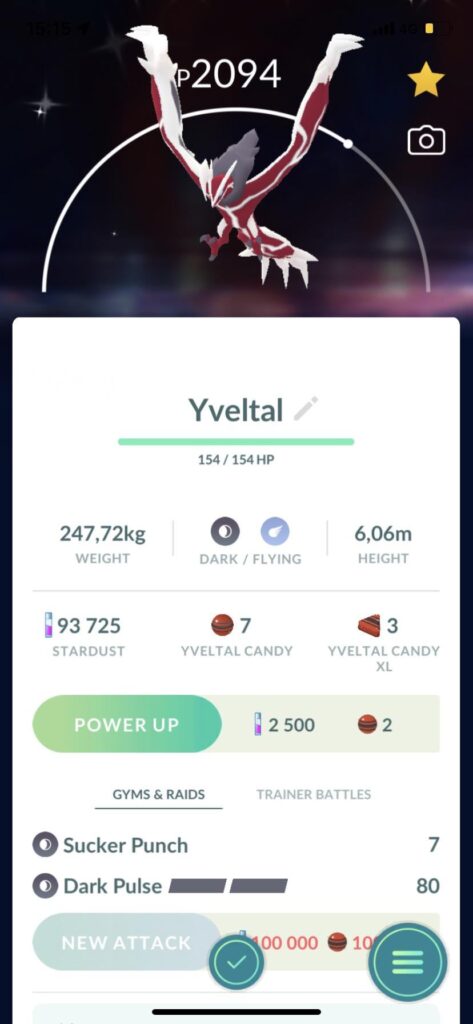 My first Yveltal raid