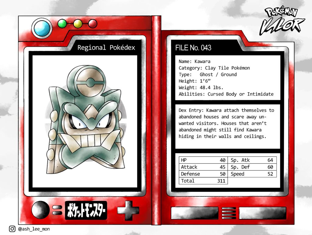 Korsai Fakemon Region Demon Tile Pokemon