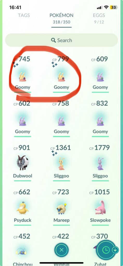 Caught 2 shines in a row