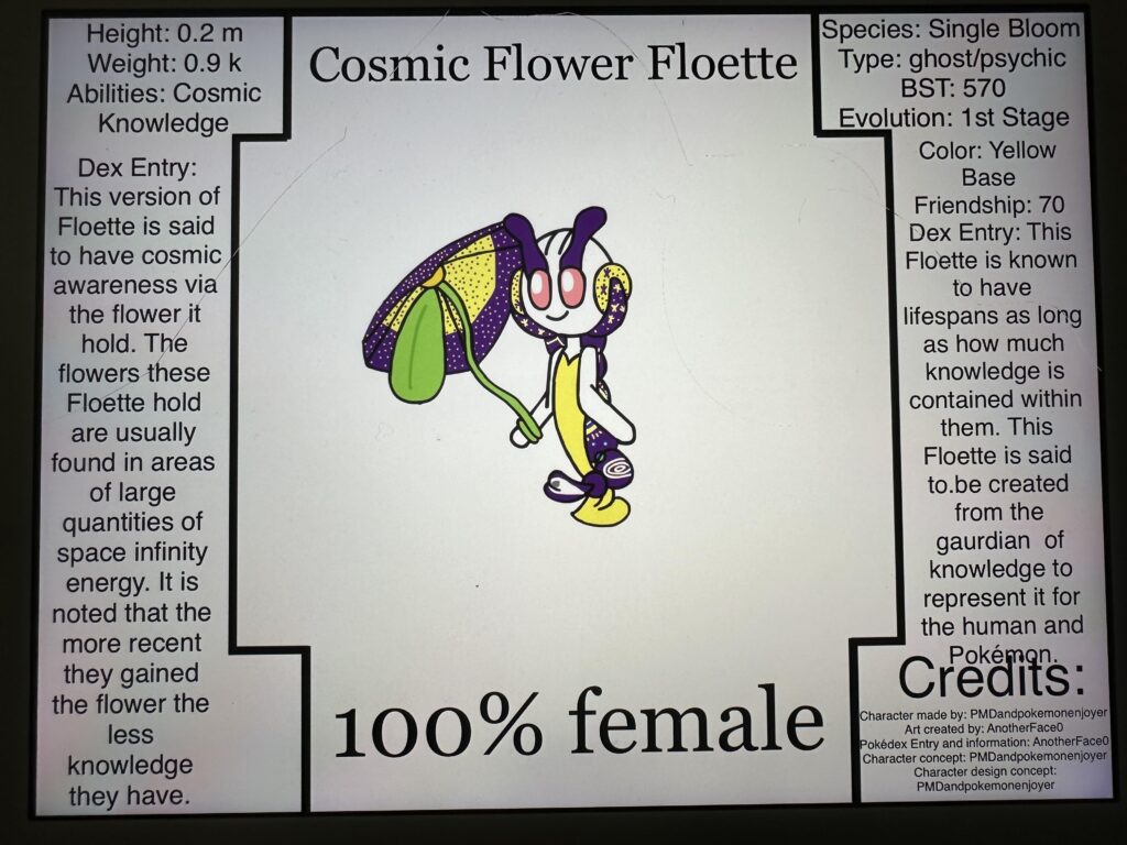 I Made This Based on a Pokémon Version a Friend Thought of.