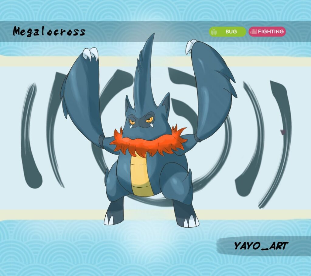 Megalocross, Heracross evolution