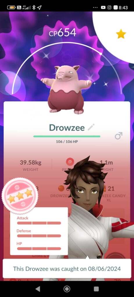 After 2 and a half years and 17 thousand Pokémons, I finally got my first shundo