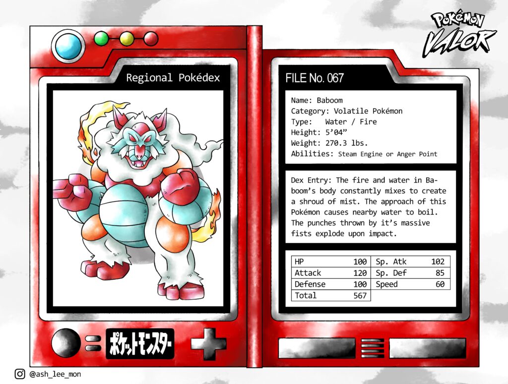 Baboom: The Volatile Pokemon