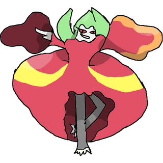 So, I was inspired by that TrueGreen7 Video of drawing Fakemon from Pokemon silhouettes so here's my take