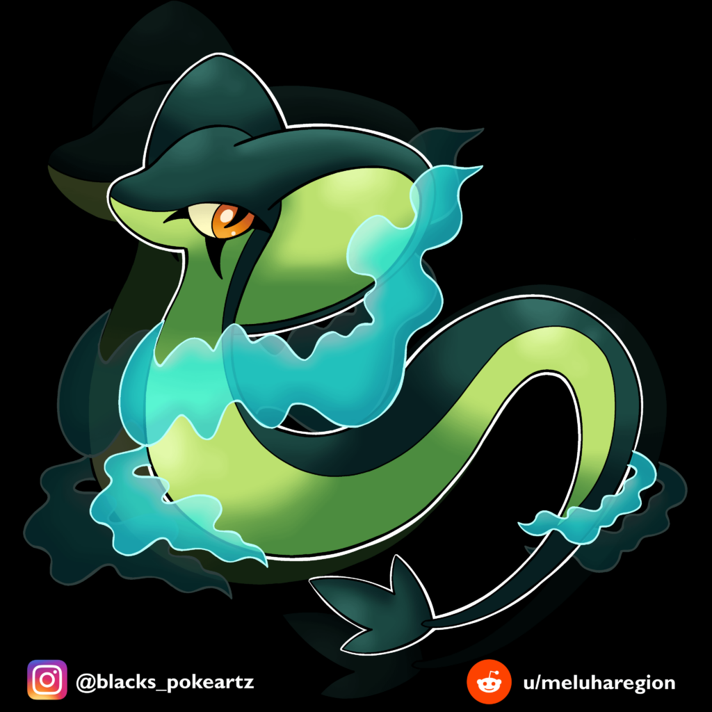 Meluhan Serperior (OC). Will you choose Serperior as your Fully Evolved Starter?