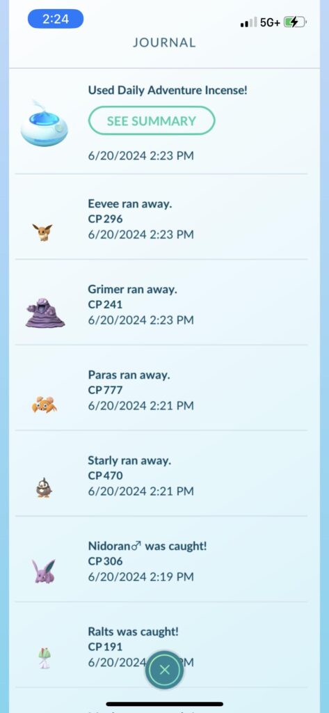 Anyone ever have 4 run away in a row?