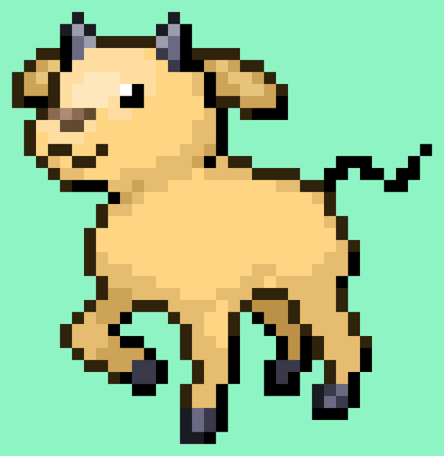 Meet Calfle, the Normal Calf Pokemon! (Please criticise me.)