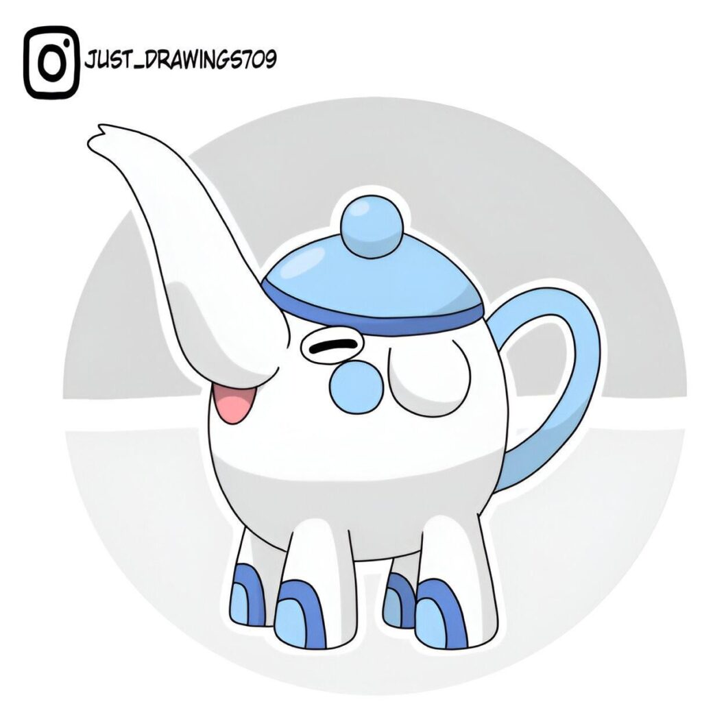 Teaphant: The Porcelain Pokemon