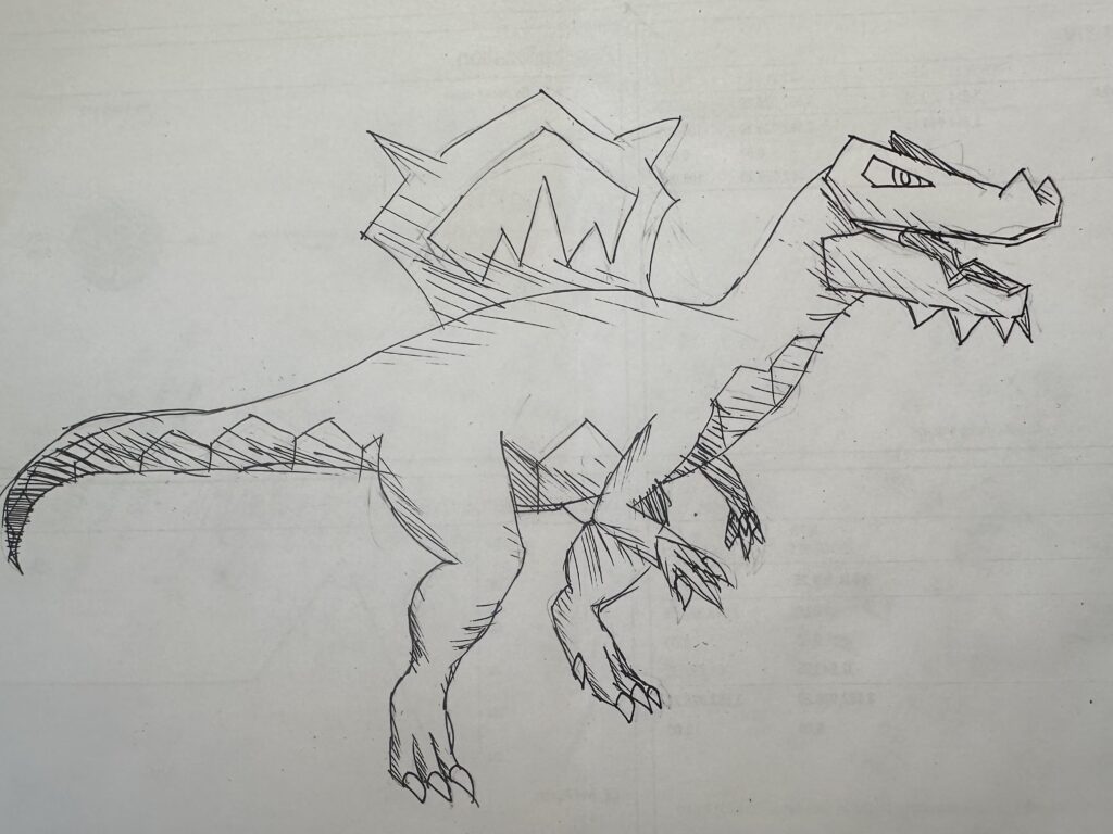 Baxcalibur but A LOT more Spinosaurus