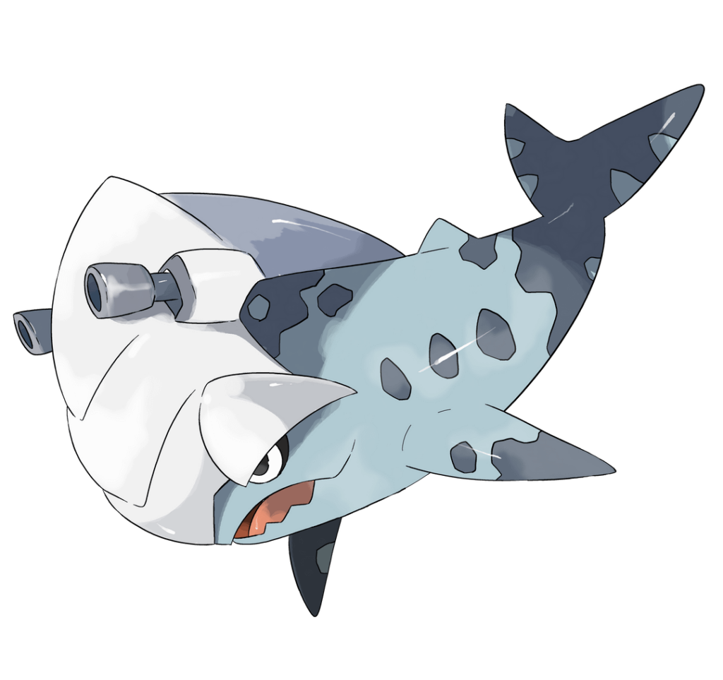 10 years later, in Alola, an arms race between two rivals rages in the oceans surrounding the islands. Meet one of the two combatants: Phystern, the armed whale Pokemon!