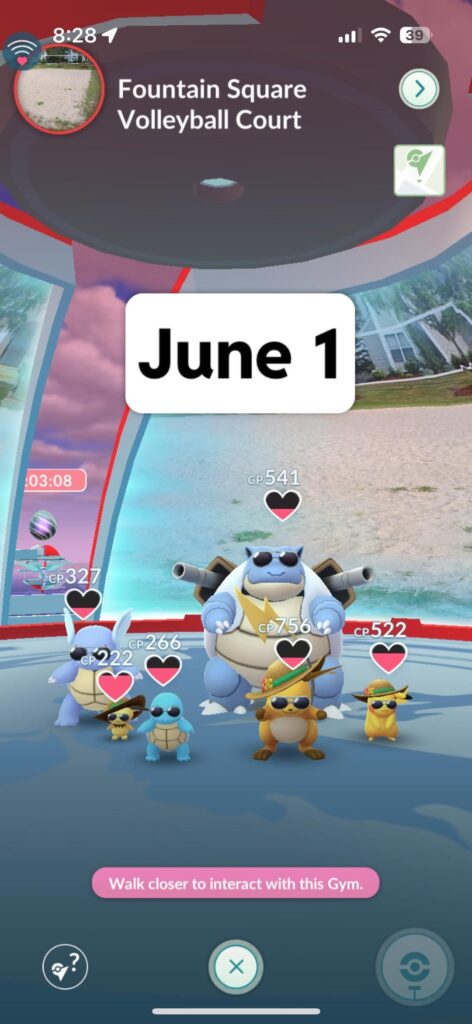 I regret to inform the Pokémon Go community that the wonderful gym comprised of sunglasses wearing evolutions has been taken down