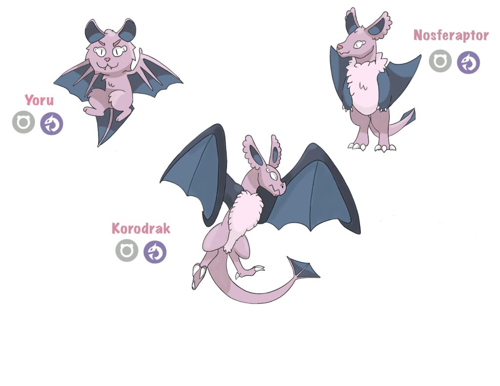 Fluffy bat dragon