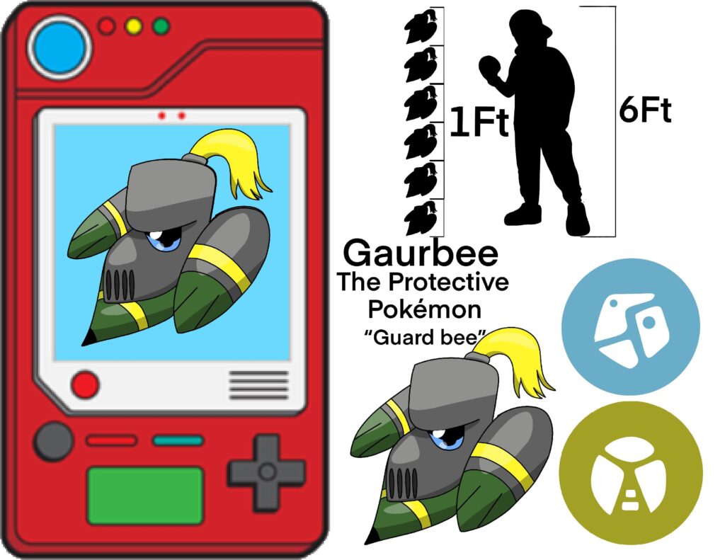 Gaurbee fakemon