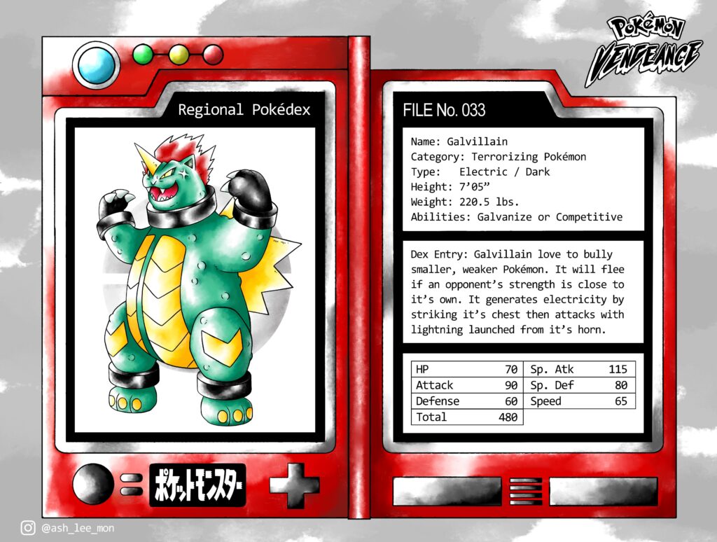 Kaiju inspired Pokemon evo.