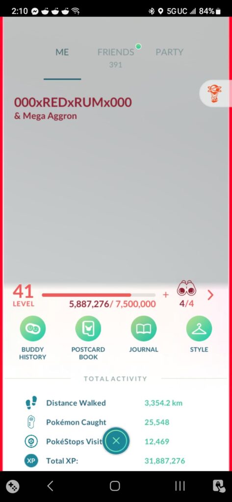 Alot of glitches lately in this game. This might be the first I've heard or seen of this, but my Trainer and Buddy aren't showing up on my Trainer Card. Interesting.
