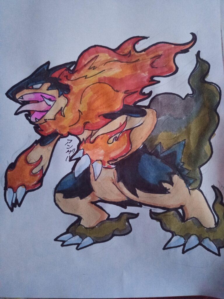 Mega Typhlosion Dark/Fire
